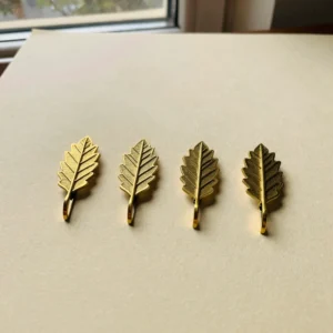 Pressed Brass Leaf Page Markers